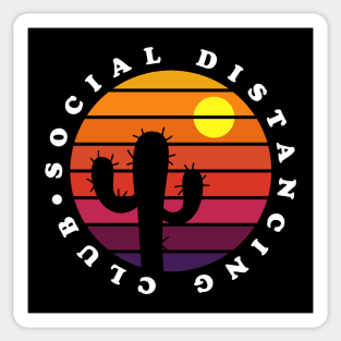 Social Distancing Club Sticker